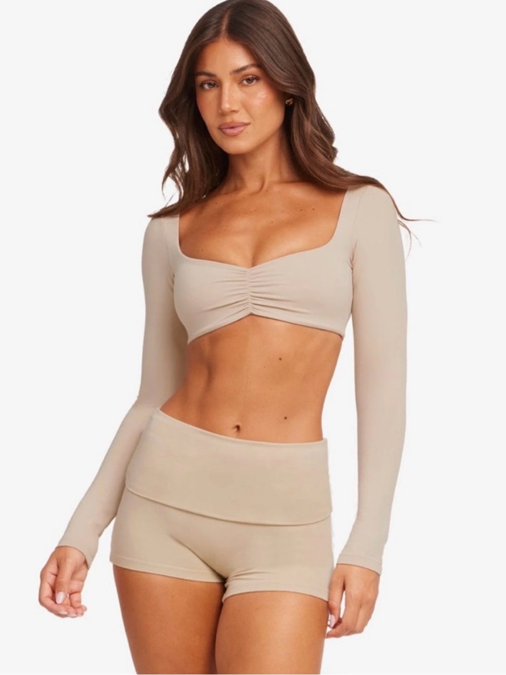 CSB Form Margo Long Sleeve Top Fawn